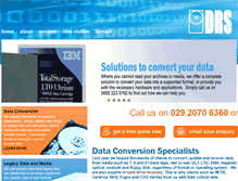 Tablet Screenshot of dataconversionspecialists.co.uk